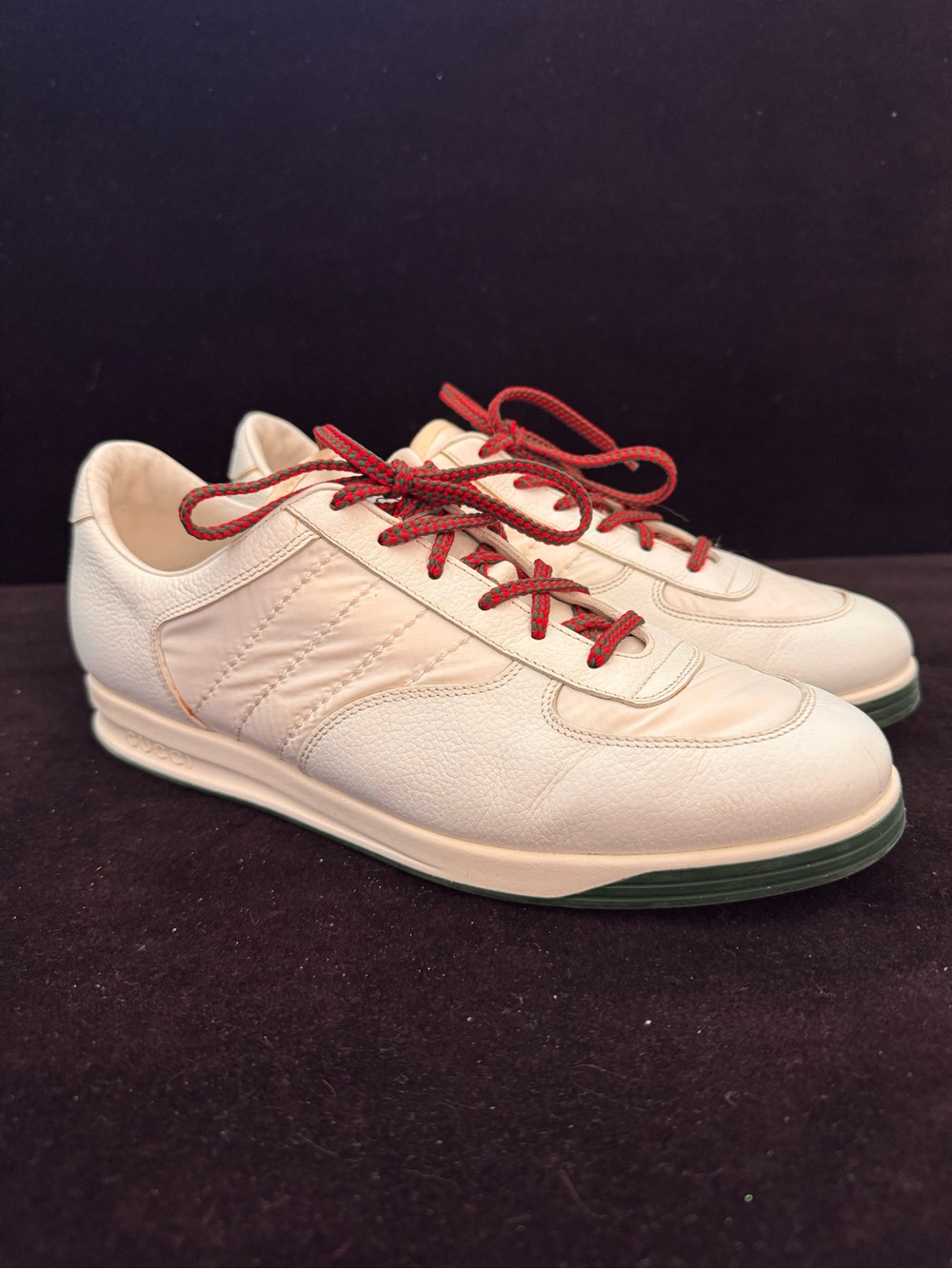 Vintage Gucci 1984 Classic Tennis Sneakers Men 6.5 Women 8.5